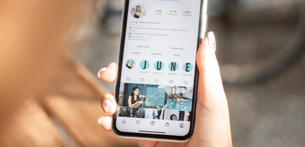 Instagram is the new business card